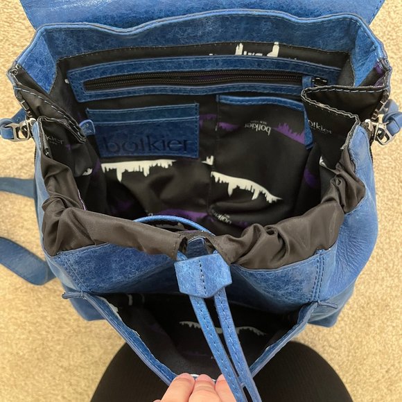 Cobalt Blue Boktier Crossbody Satchel - Picture 6 of 14